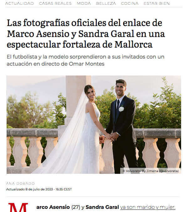 hola.com – marco asensio and sandra garal