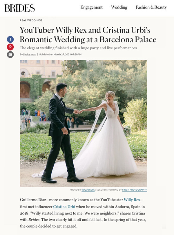 brides.com – willy rex and cristina urbi